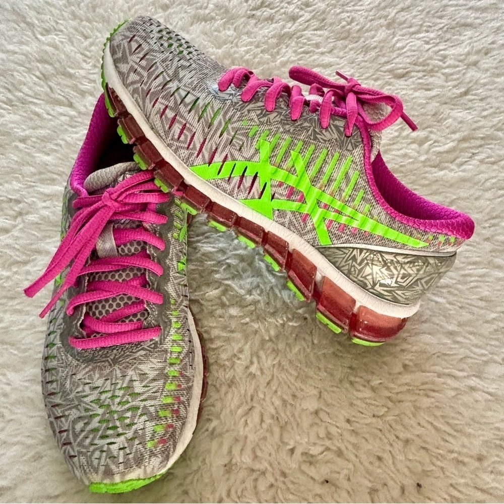 Asics T5J6Q Gel Quantum 360 Multicolor Sneakers Shoes Size EU 37.5 US 6.5